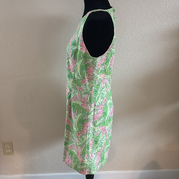 Vintage Y2K Lilly Pulitzer Musical Monkeys Banana Leaf Day Dress 0024 - Picture 8 of 9